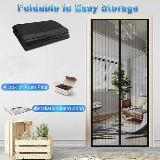Net Home Magnetic Foldable Anti Mosquito Door Curtains